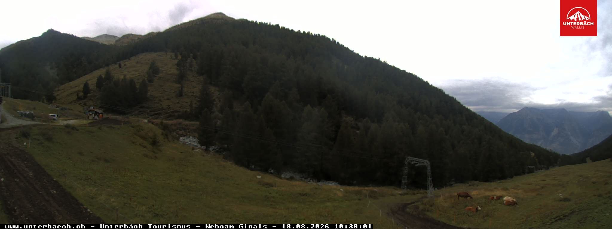 Archiv Foto Webcam Restaurant Ginals, Unterbäch