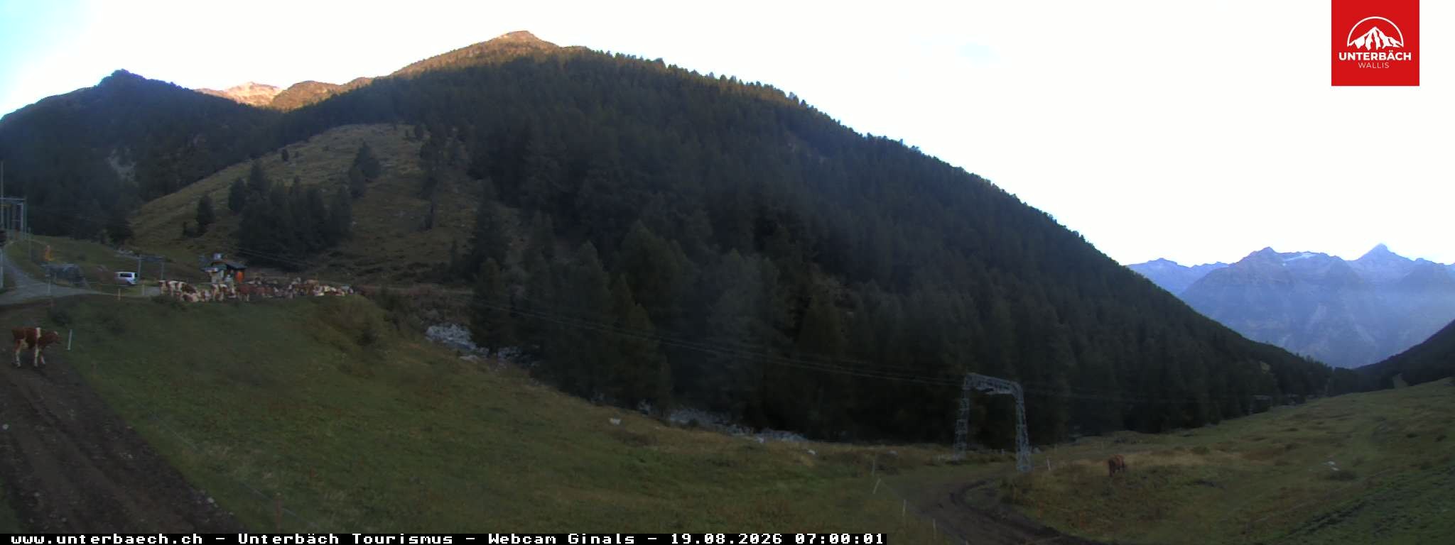 Archived image Webcam Restaurant Ginals, Valais