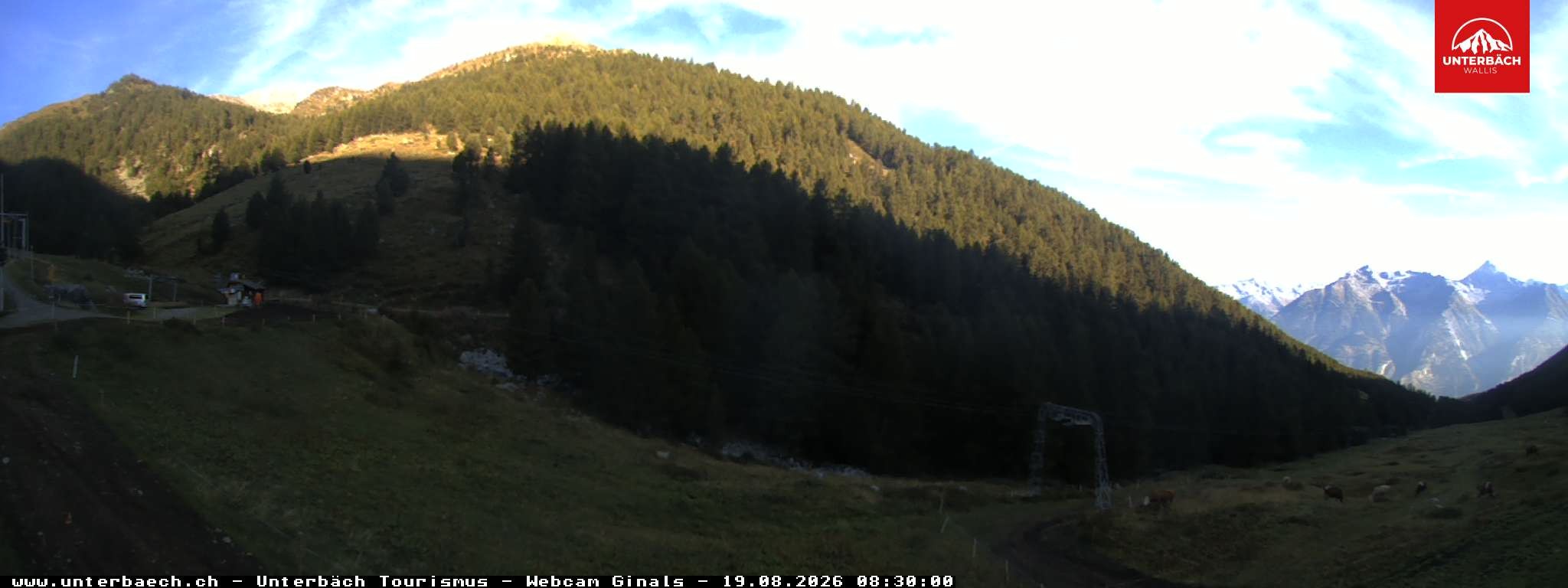 Archived image Webcam Restaurant Ginals, Valais