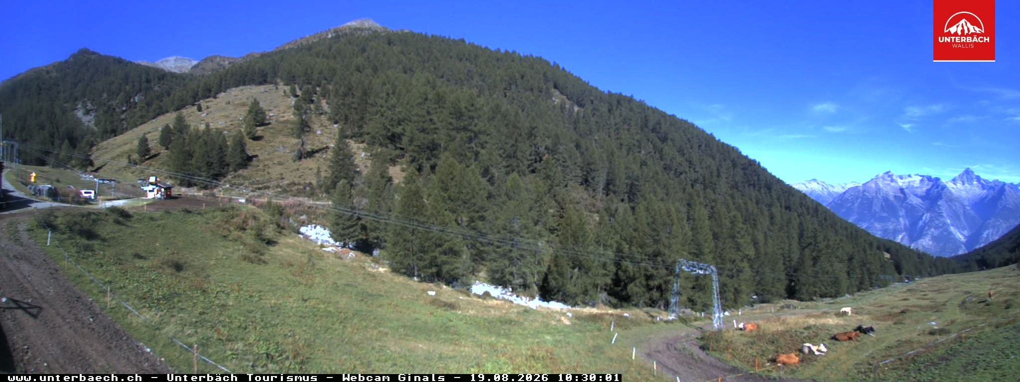Archived image Webcam Restaurant Ginals, Valais