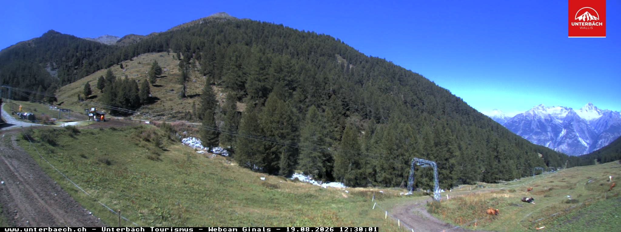 Archived image Webcam Restaurant Ginals, Valais