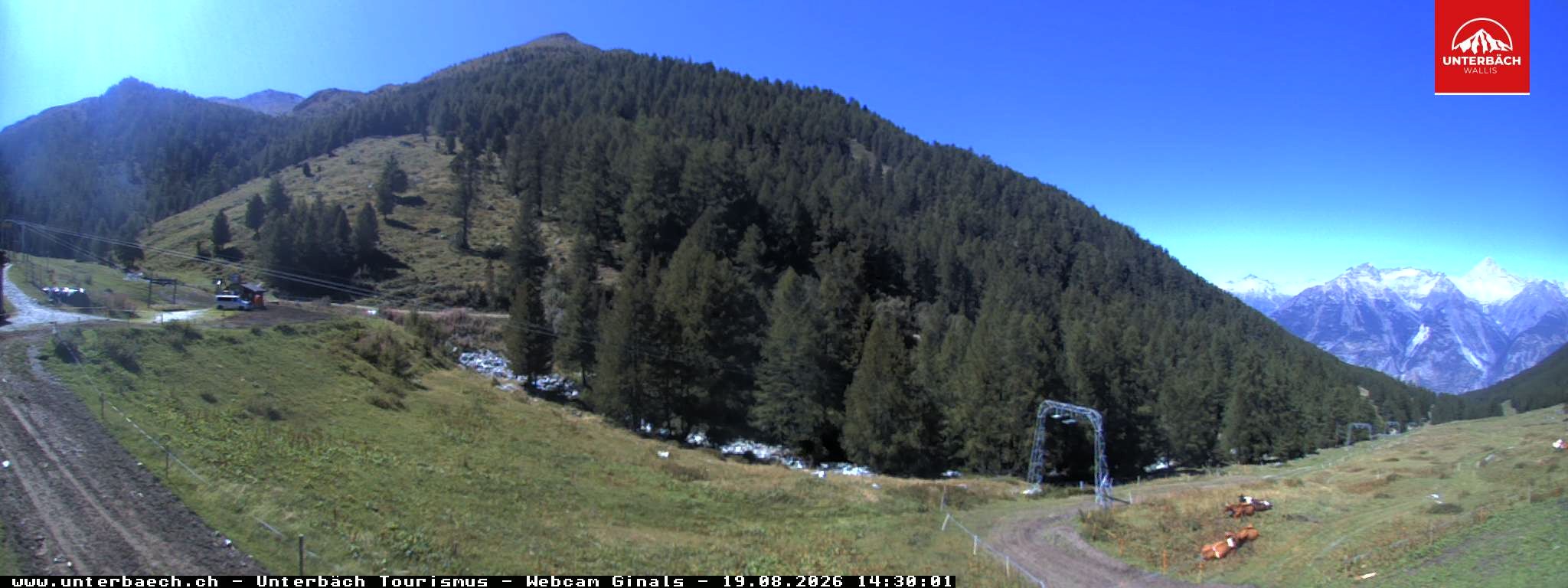 Archived image Webcam Restaurant Ginals, Valais
