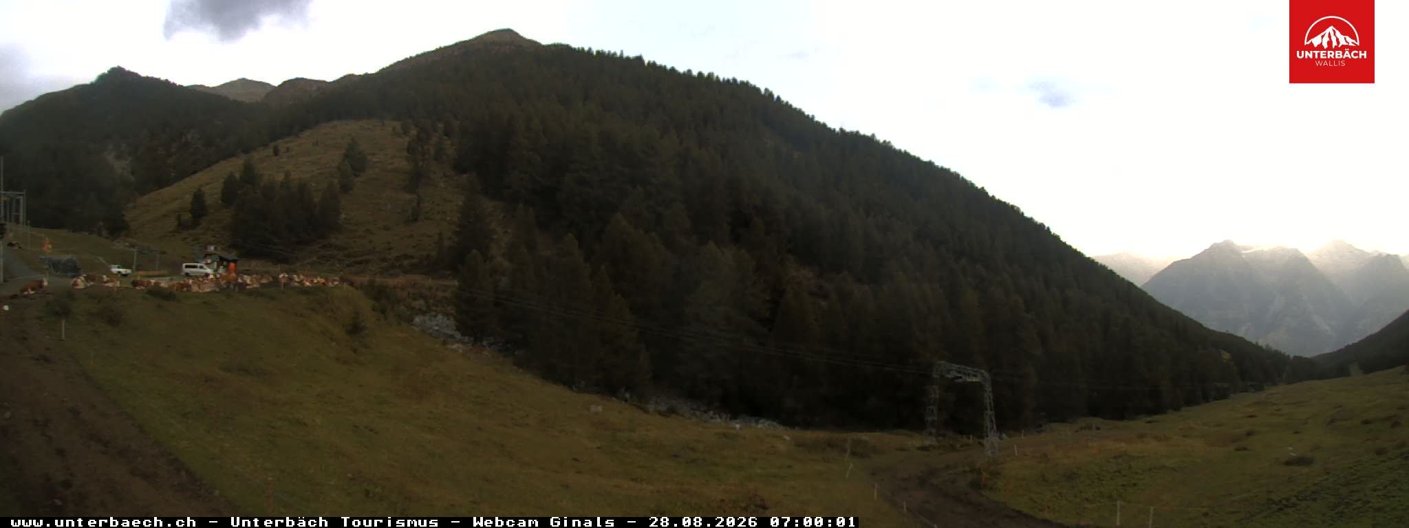 Archiv Foto Webcam Restaurant Ginals, Unterbäch