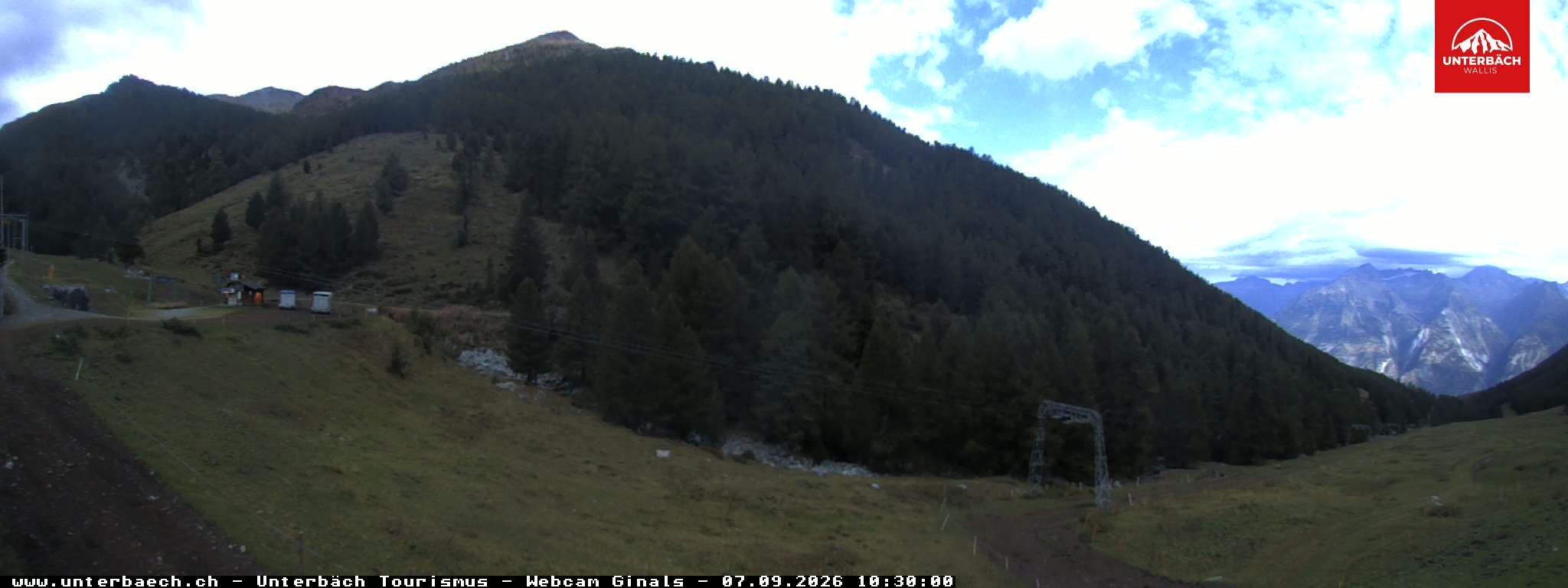 Archived image Webcam Restaurant Ginals, Valais
