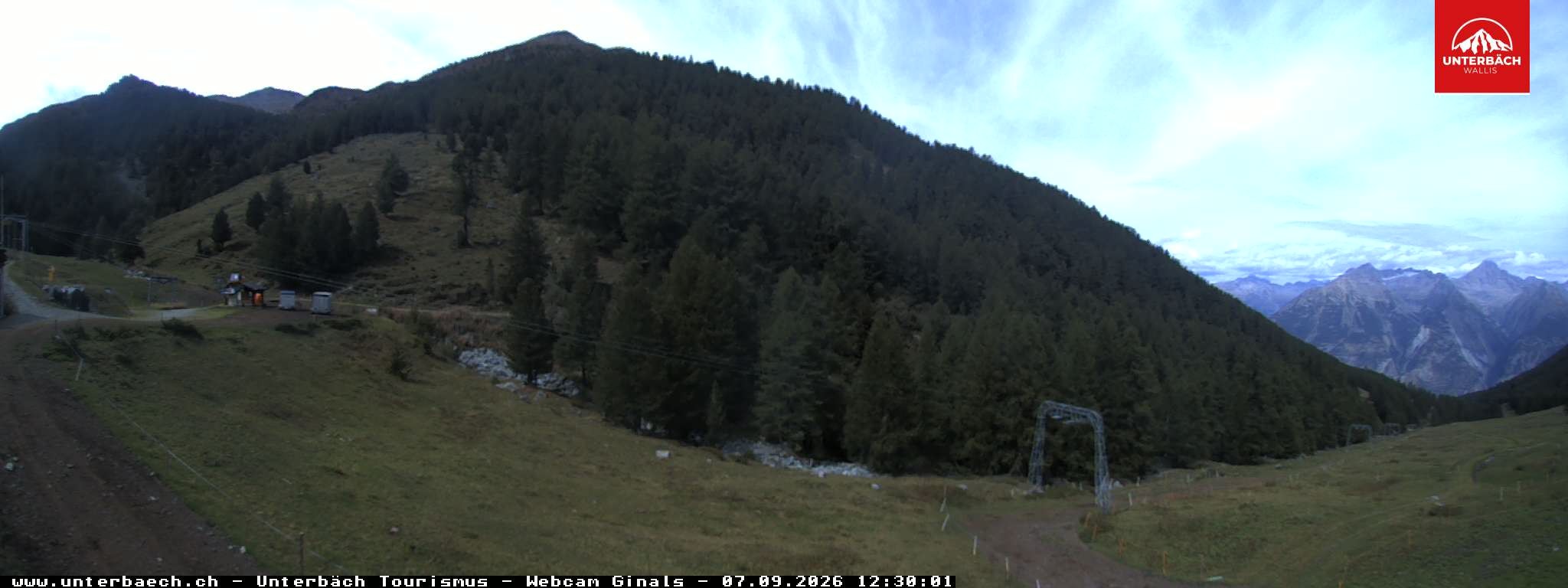 Archived image Webcam Restaurant Ginals, Valais