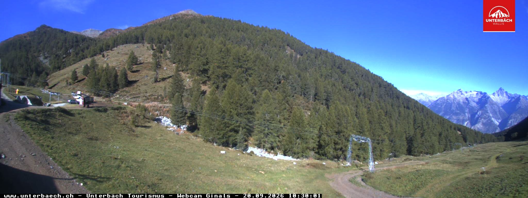 Archived image Webcam Restaurant Ginals, Valais