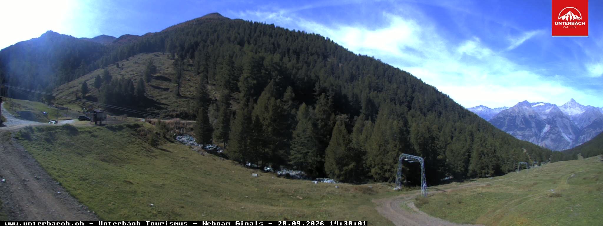 Archived image Webcam Restaurant Ginals, Valais