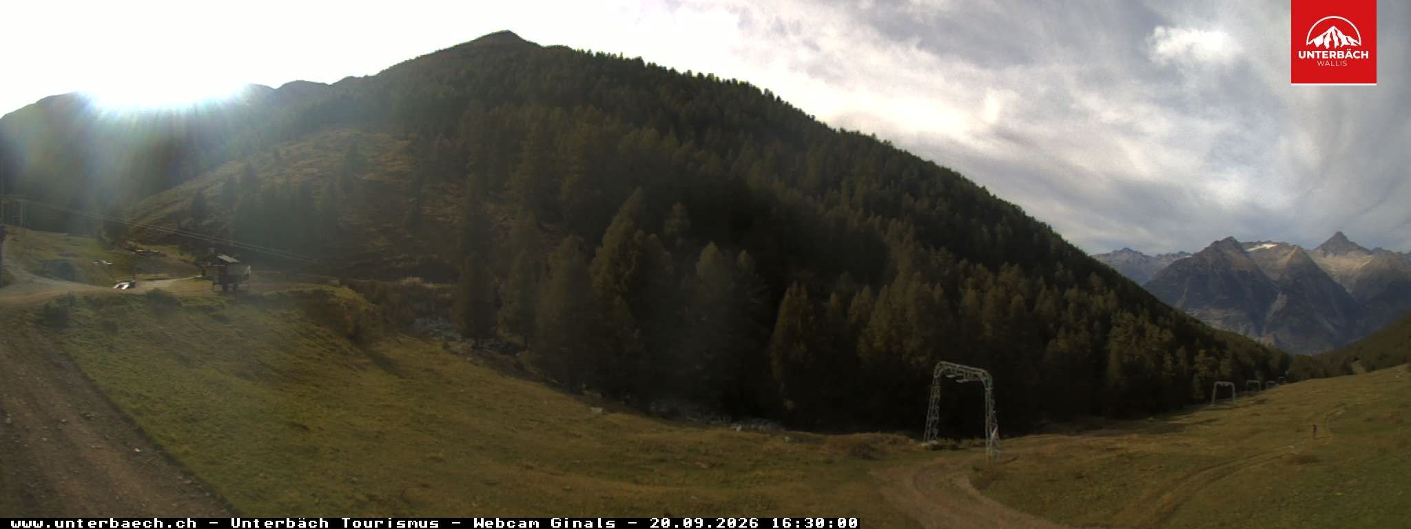 Archived image Webcam Restaurant Ginals, Valais