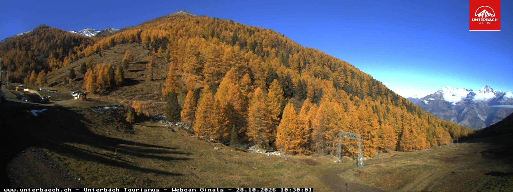 Archived image Webcam Restaurant Ginals, Valais