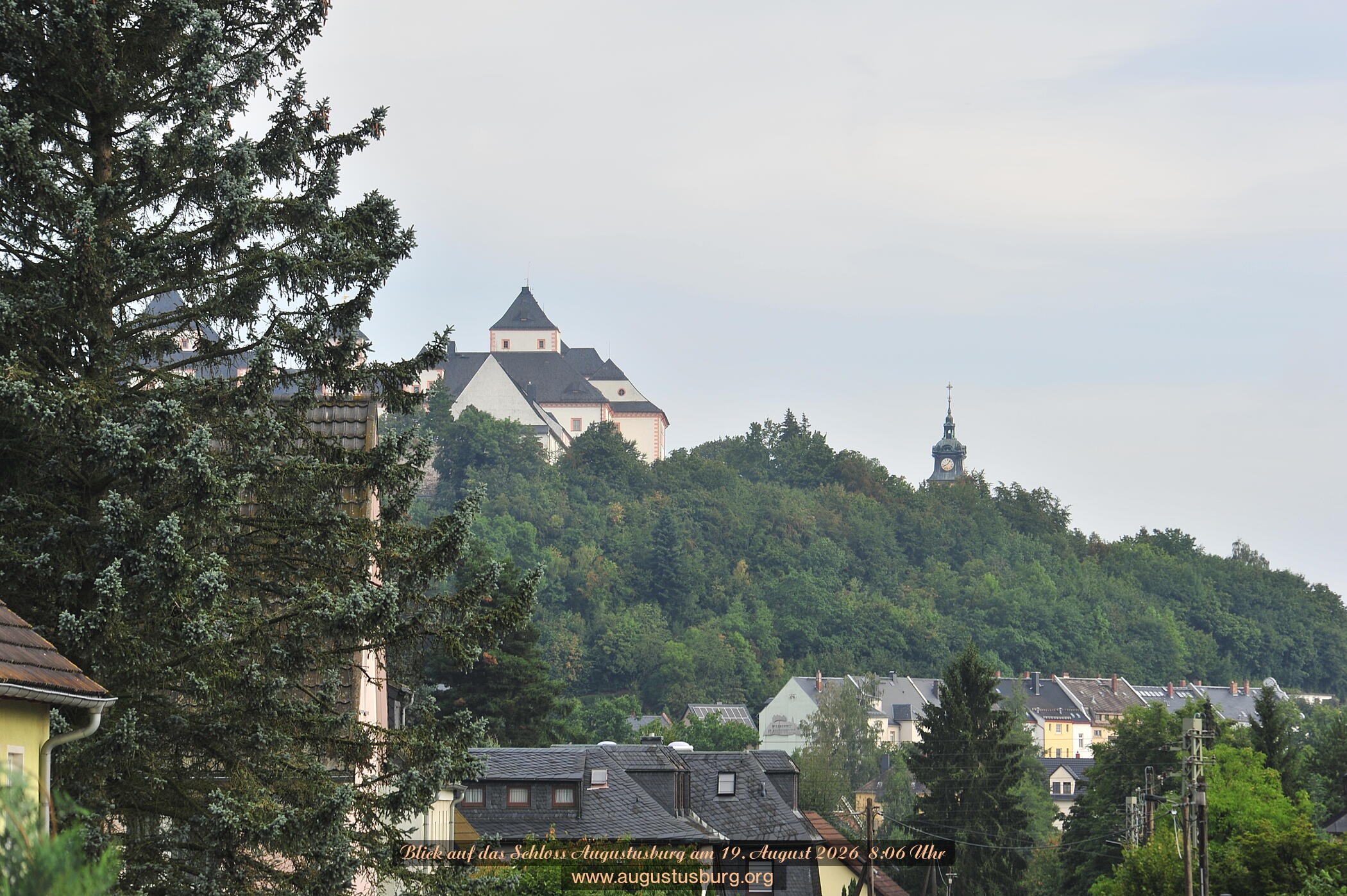 Archiv Foto Webcam Schloss Augustusburg