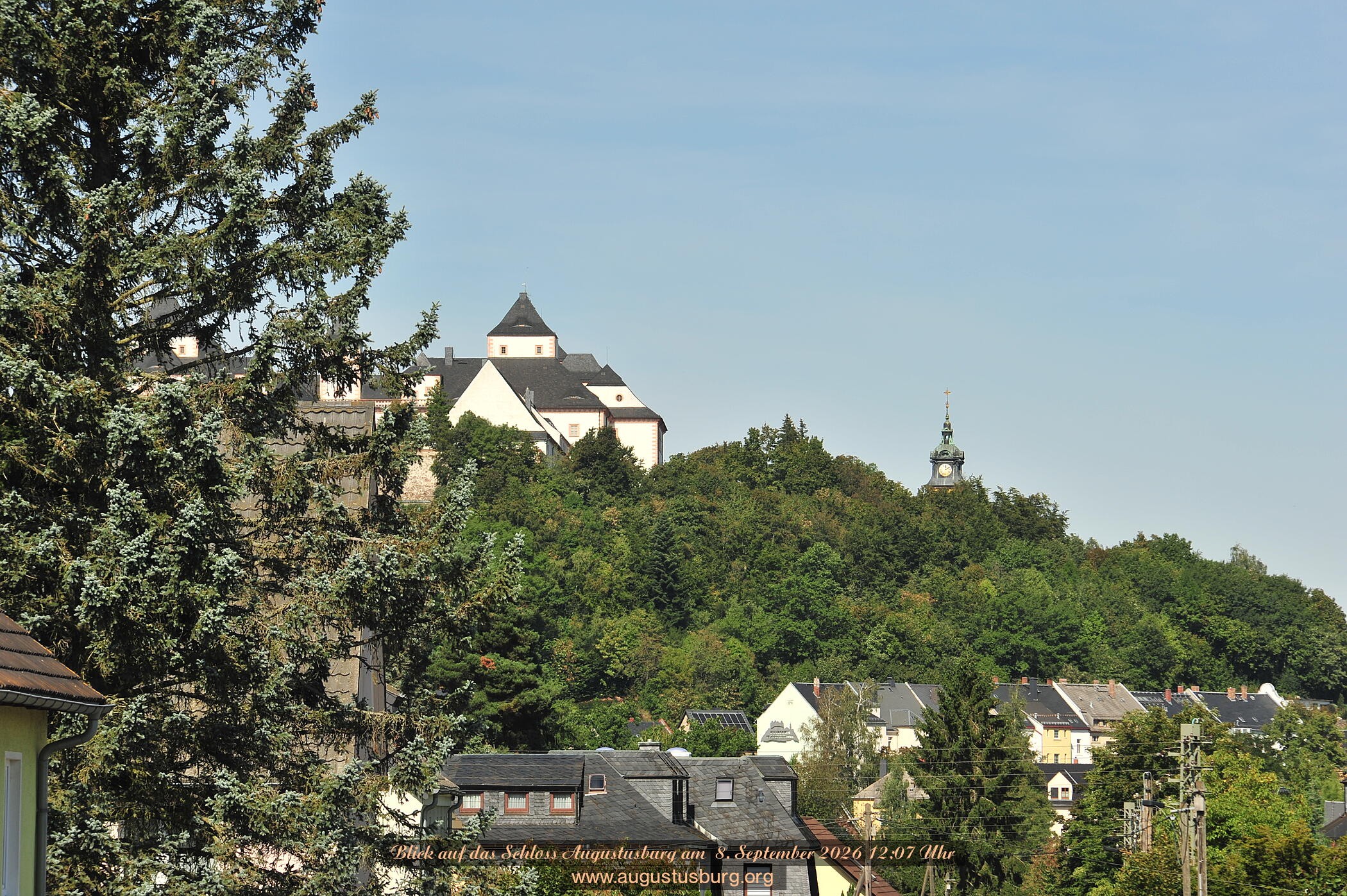 Archiv Foto Webcam Schloss Augustusburg
