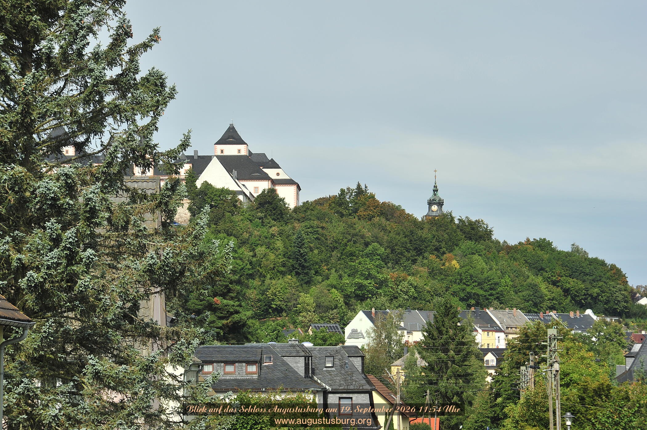 Archiv Foto Webcam Schloss Augustusburg
