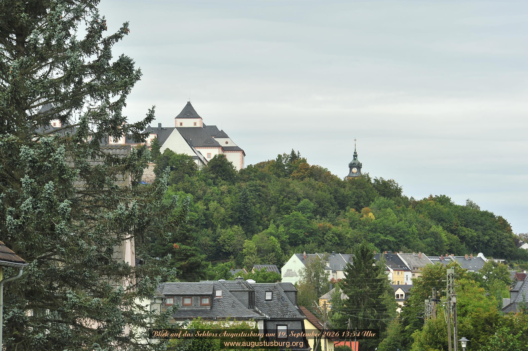 Archiv Foto Webcam Schloss Augustusburg