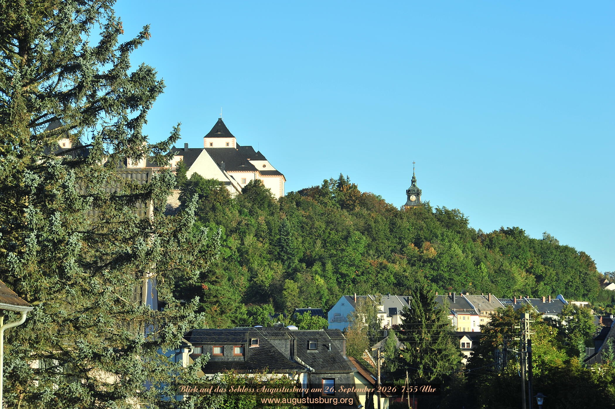 Archiv Foto Webcam Schloss Augustusburg