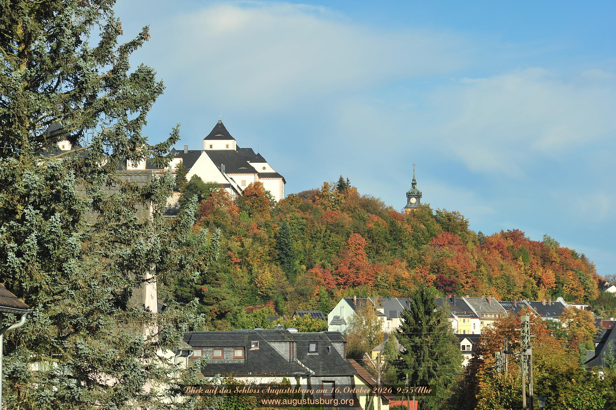 Archiv Foto Webcam Schloss Augustusburg