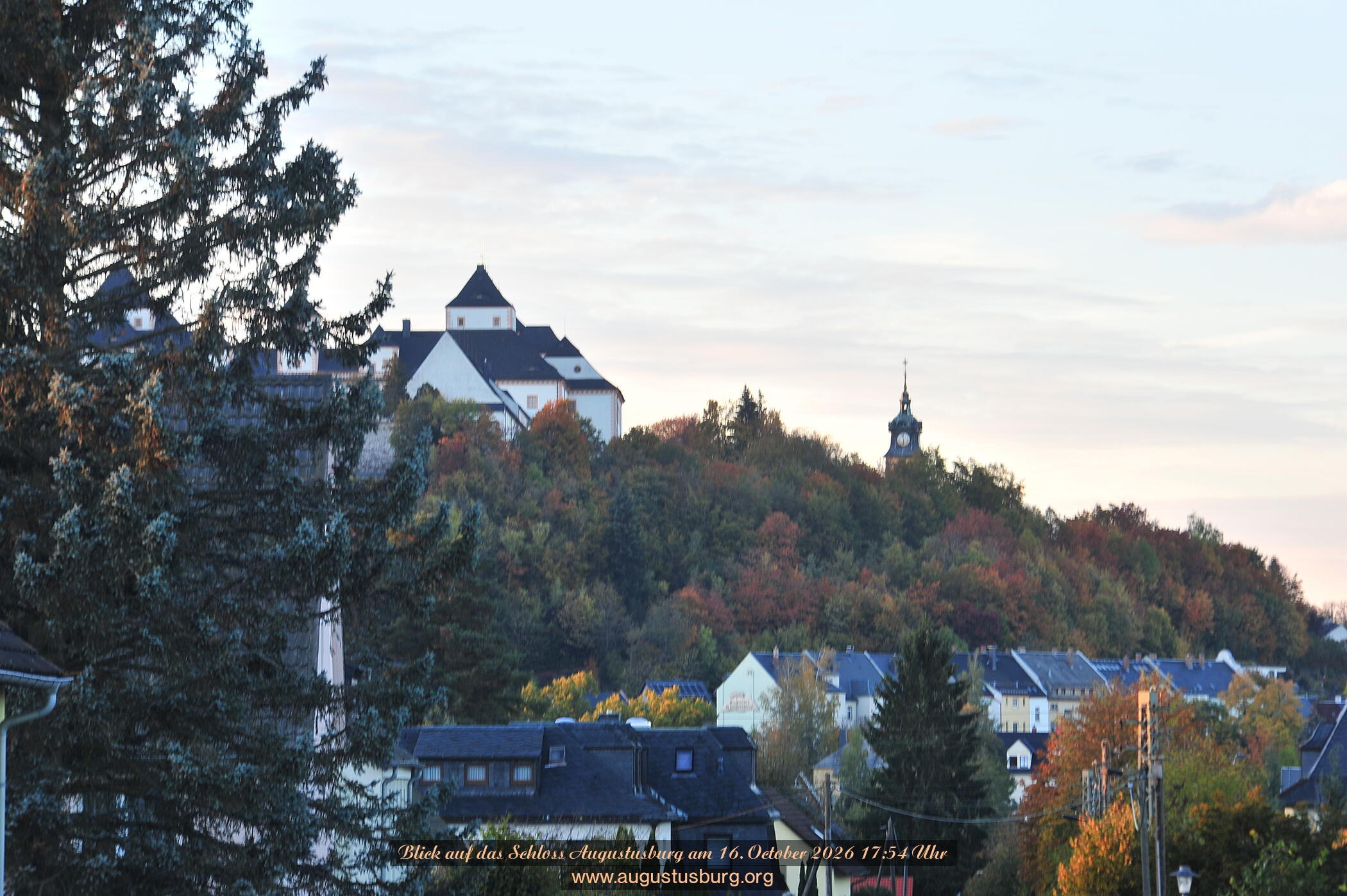 Archiv Foto Webcam Schloss Augustusburg