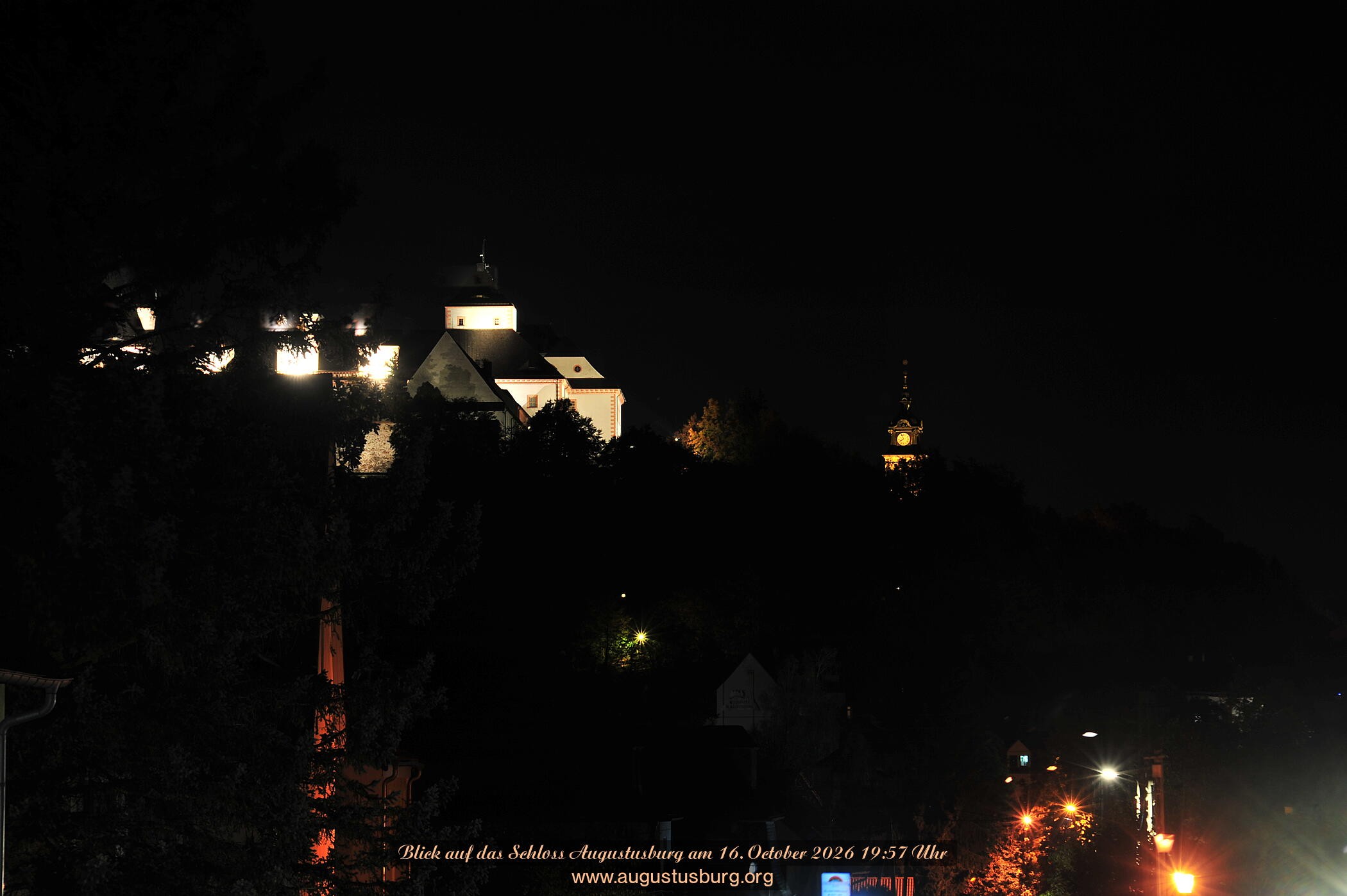 Archiv Foto Webcam Schloss Augustusburg