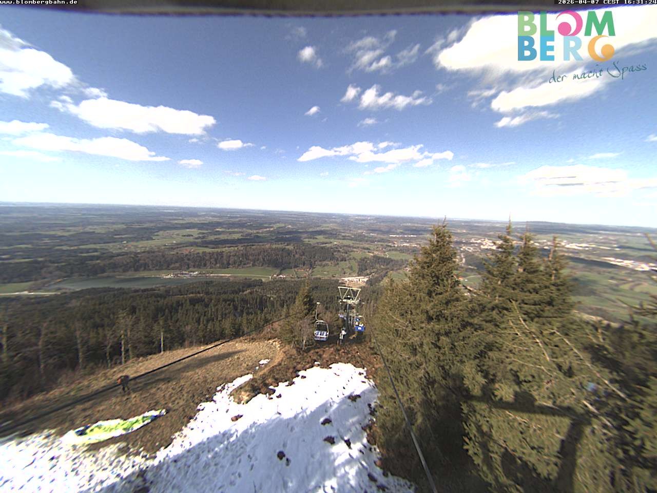 Archiv Foto Webcam Blomberglift (Bayern)