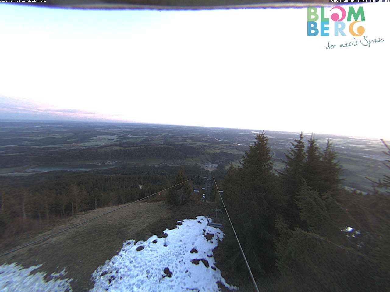 Archived image Webcam Blomberglift (Bavaria)