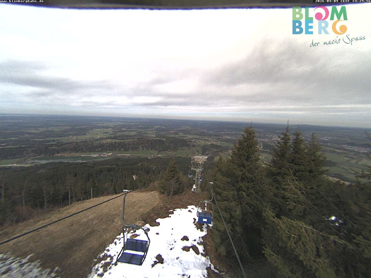 Archived image Webcam Blomberglift (Bavaria)