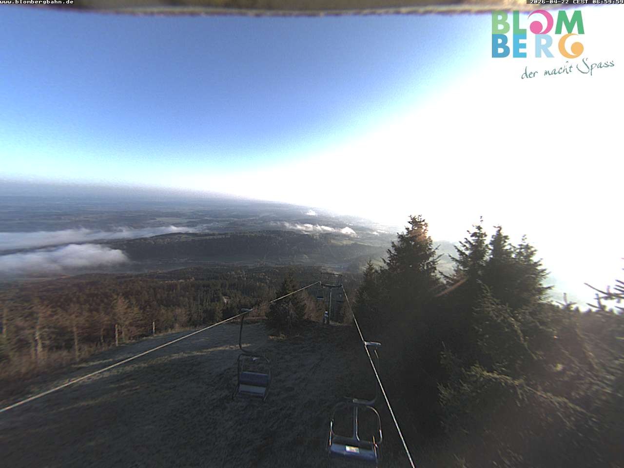 Archived image Webcam Blomberglift (Bavaria)