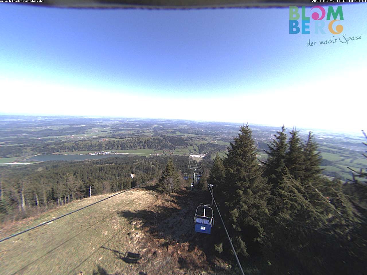 Archived image Webcam Blomberglift (Bavaria)