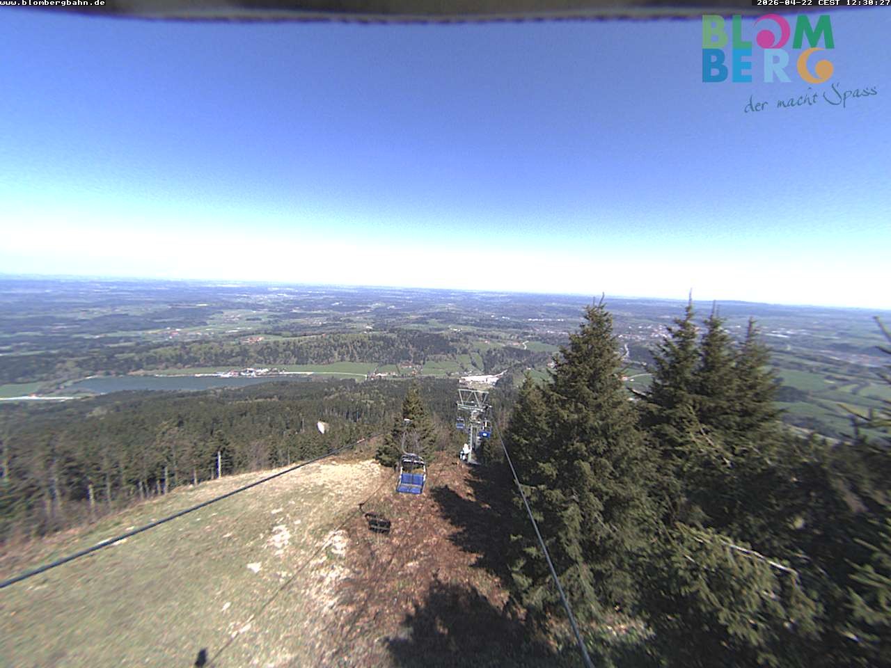 Archived image Webcam Blomberglift (Bavaria)