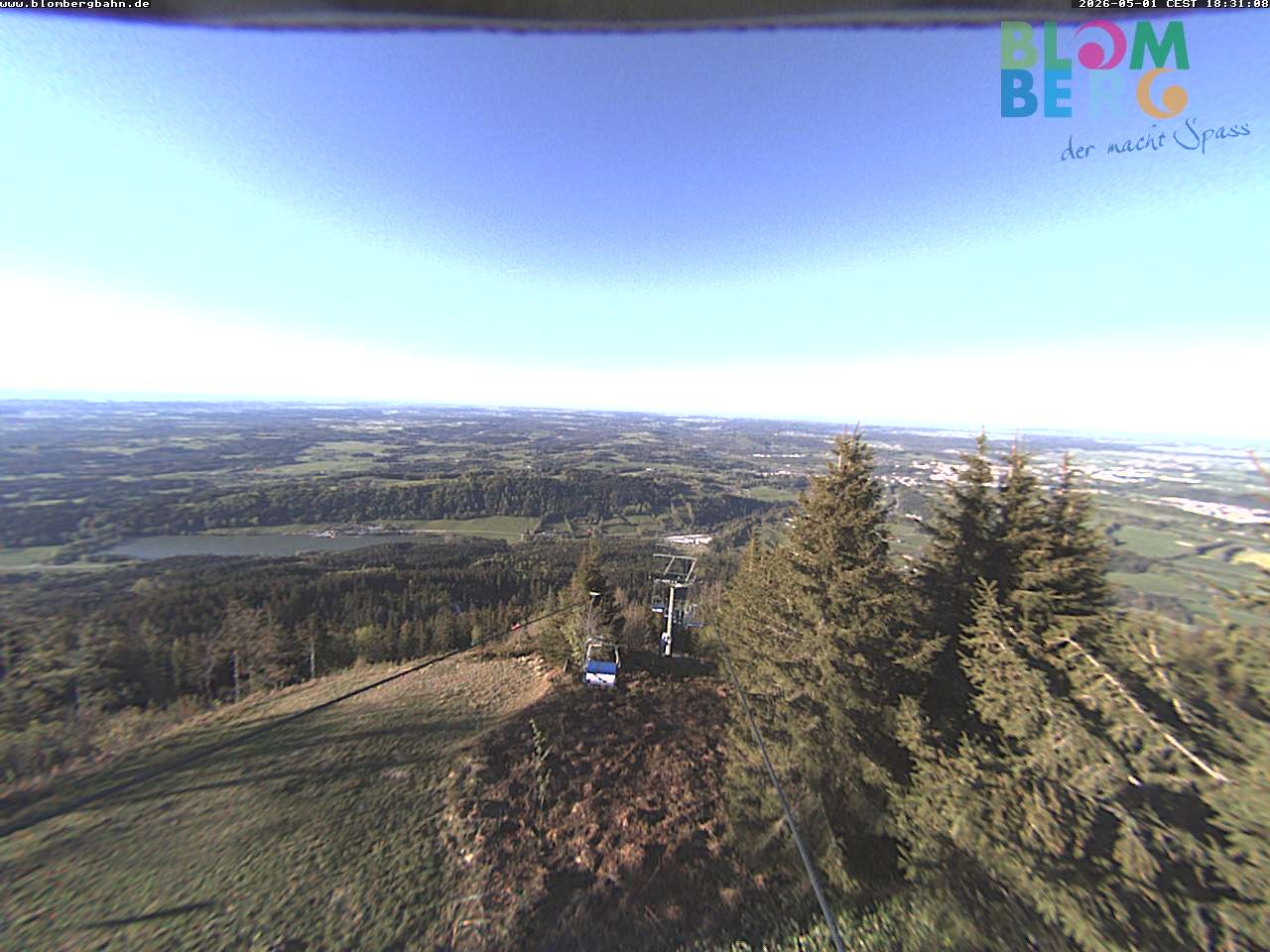 Archived image Webcam Blomberglift (Bavaria)
