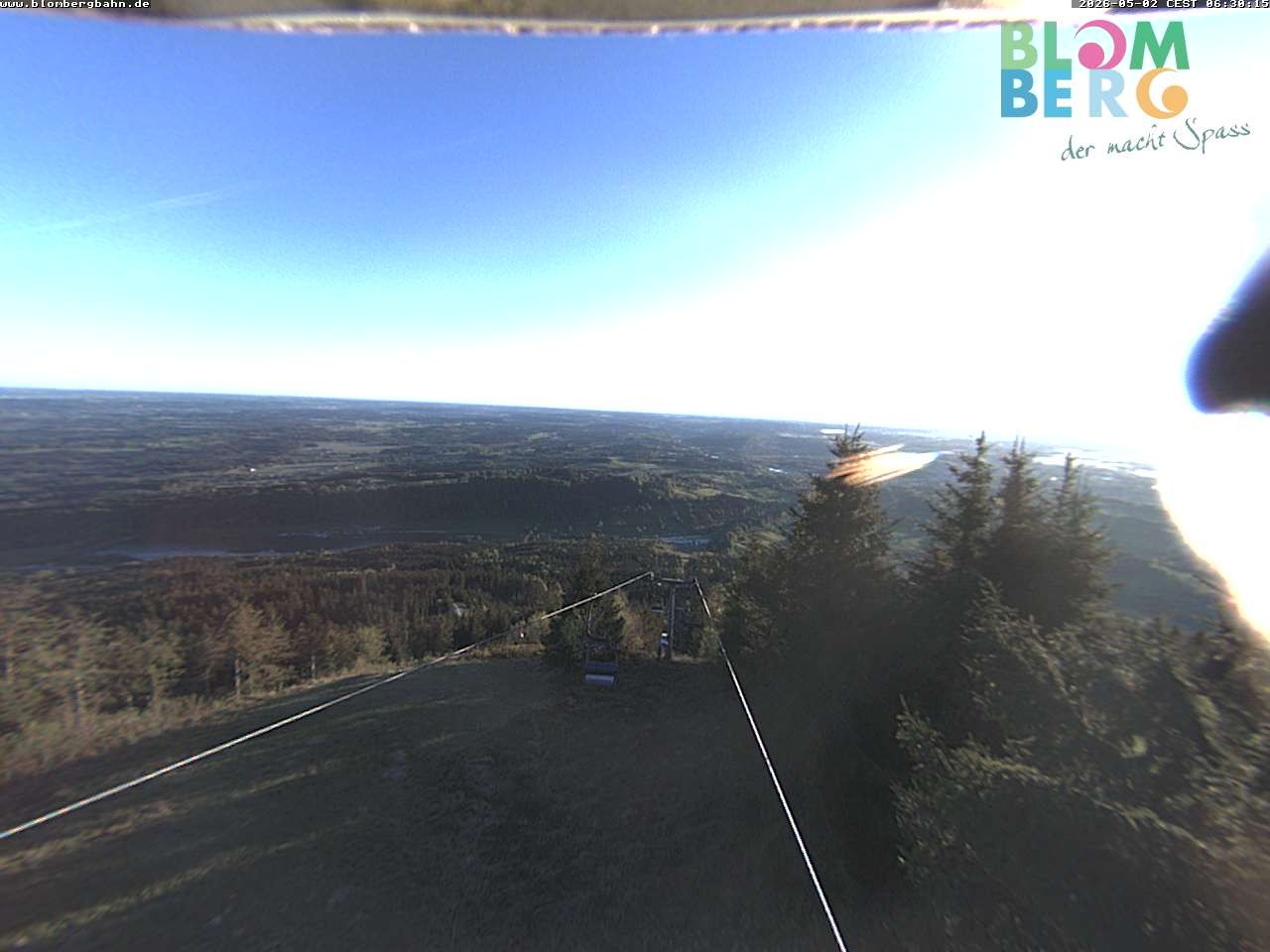 Archived image Webcam Blomberglift (Bavaria)