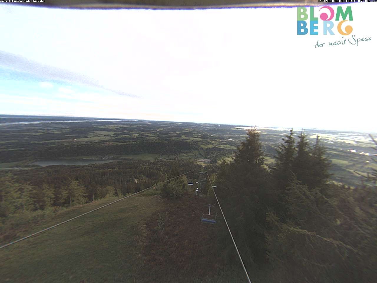 Archived image Webcam Blomberglift (Bavaria)