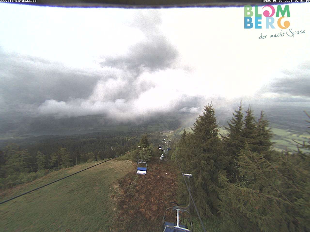 Archiv Foto Webcam Blomberglift (Bayern)
