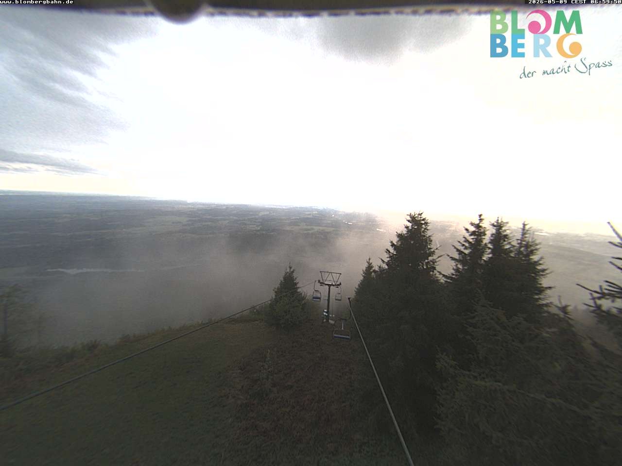 Archiv Foto Webcam Blomberglift (Bayern)