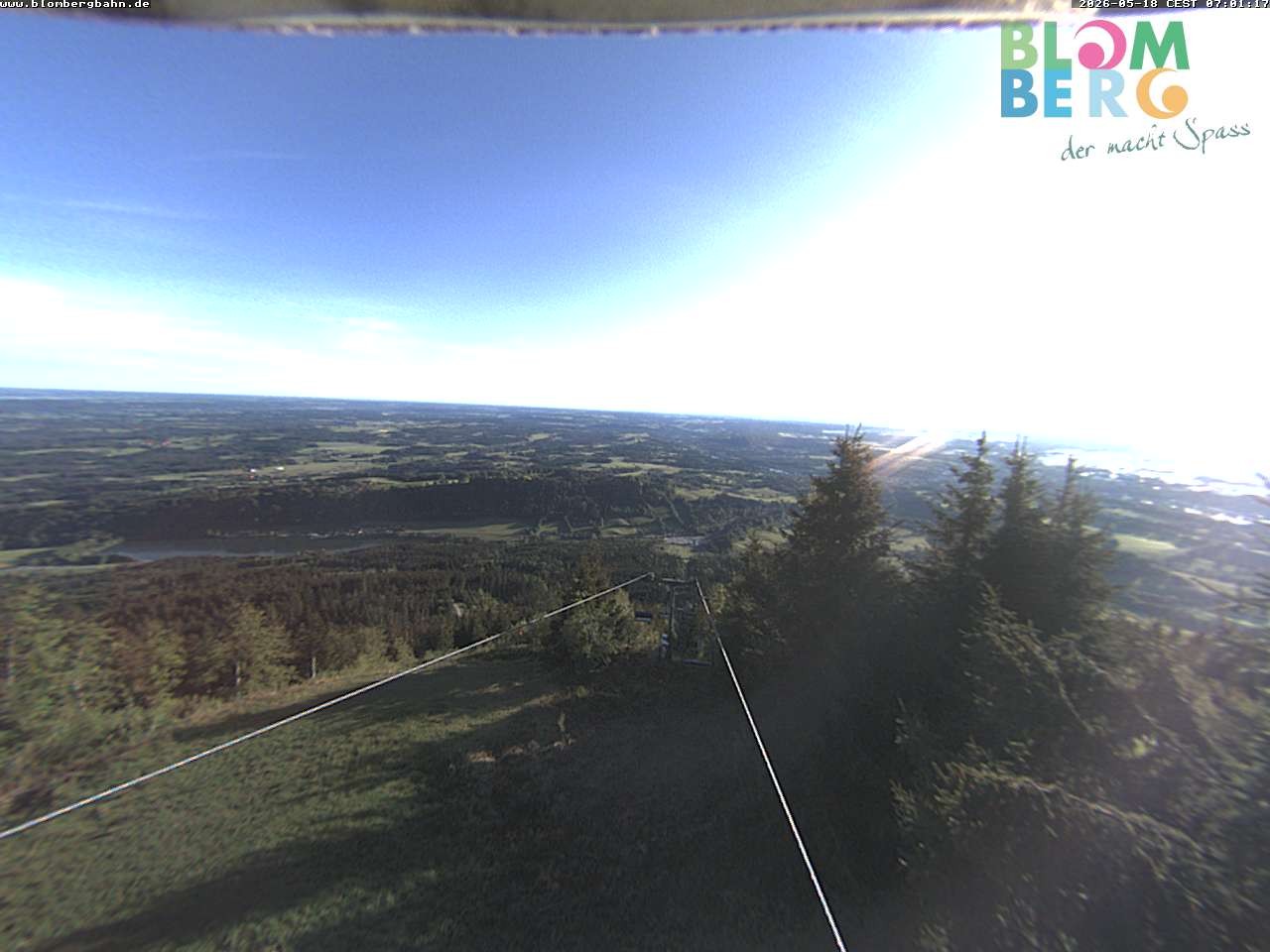 Archived image Webcam Blomberglift (Bavaria)