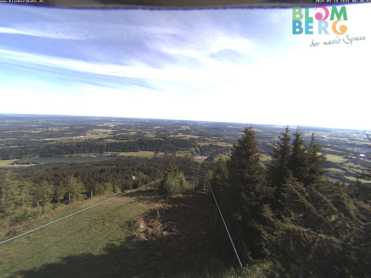 Archived image Webcam Blomberglift (Bavaria)