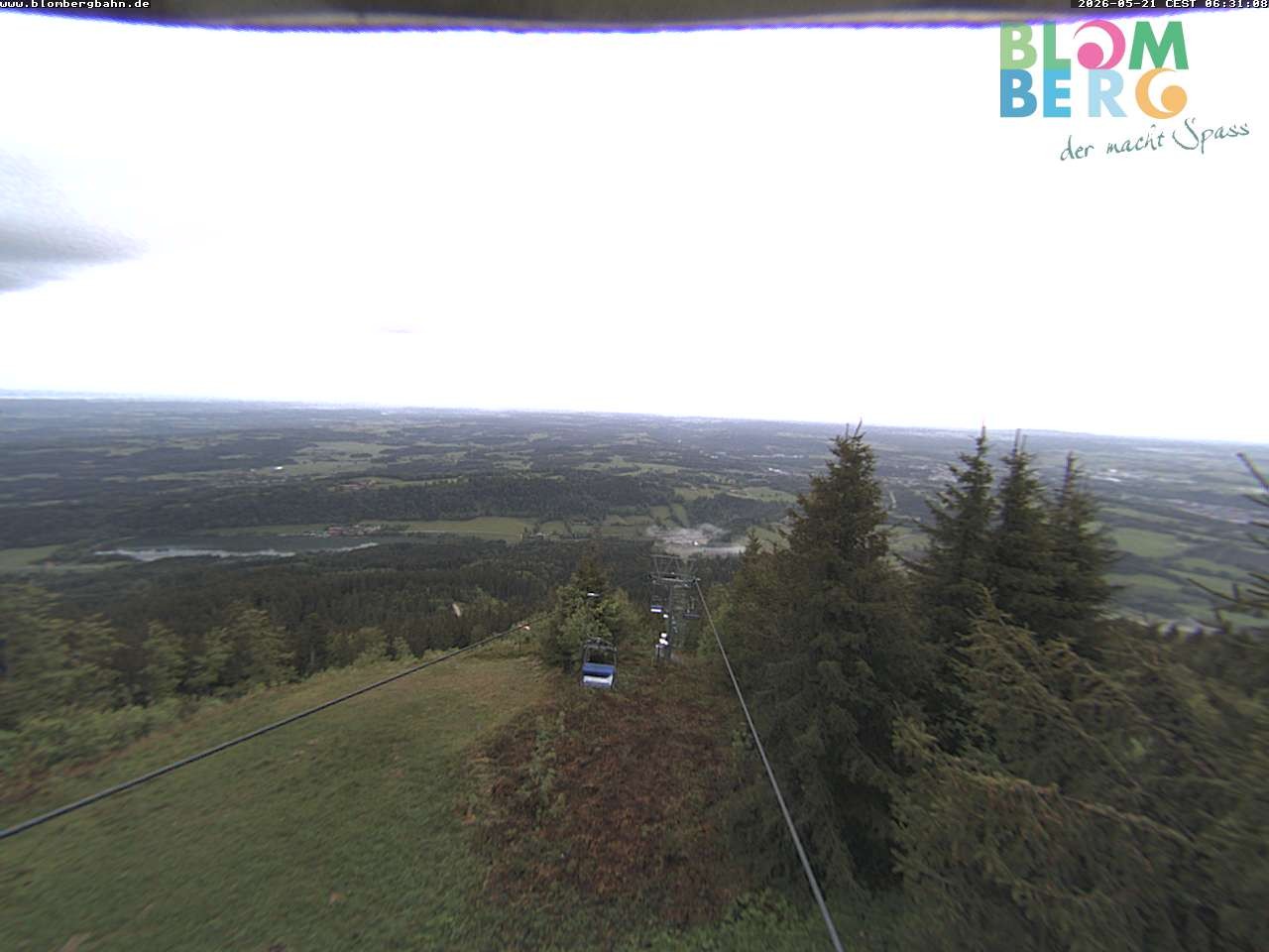 Archived image Webcam Blomberglift (Bavaria)