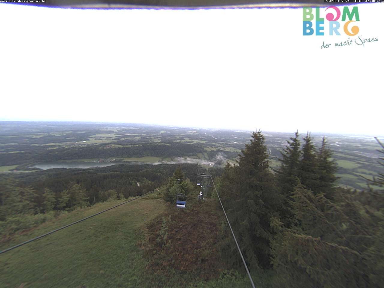 Archived image Webcam Blomberglift (Bavaria)