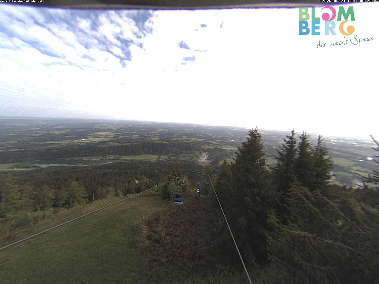 Archived image Webcam Blomberglift (Bavaria)