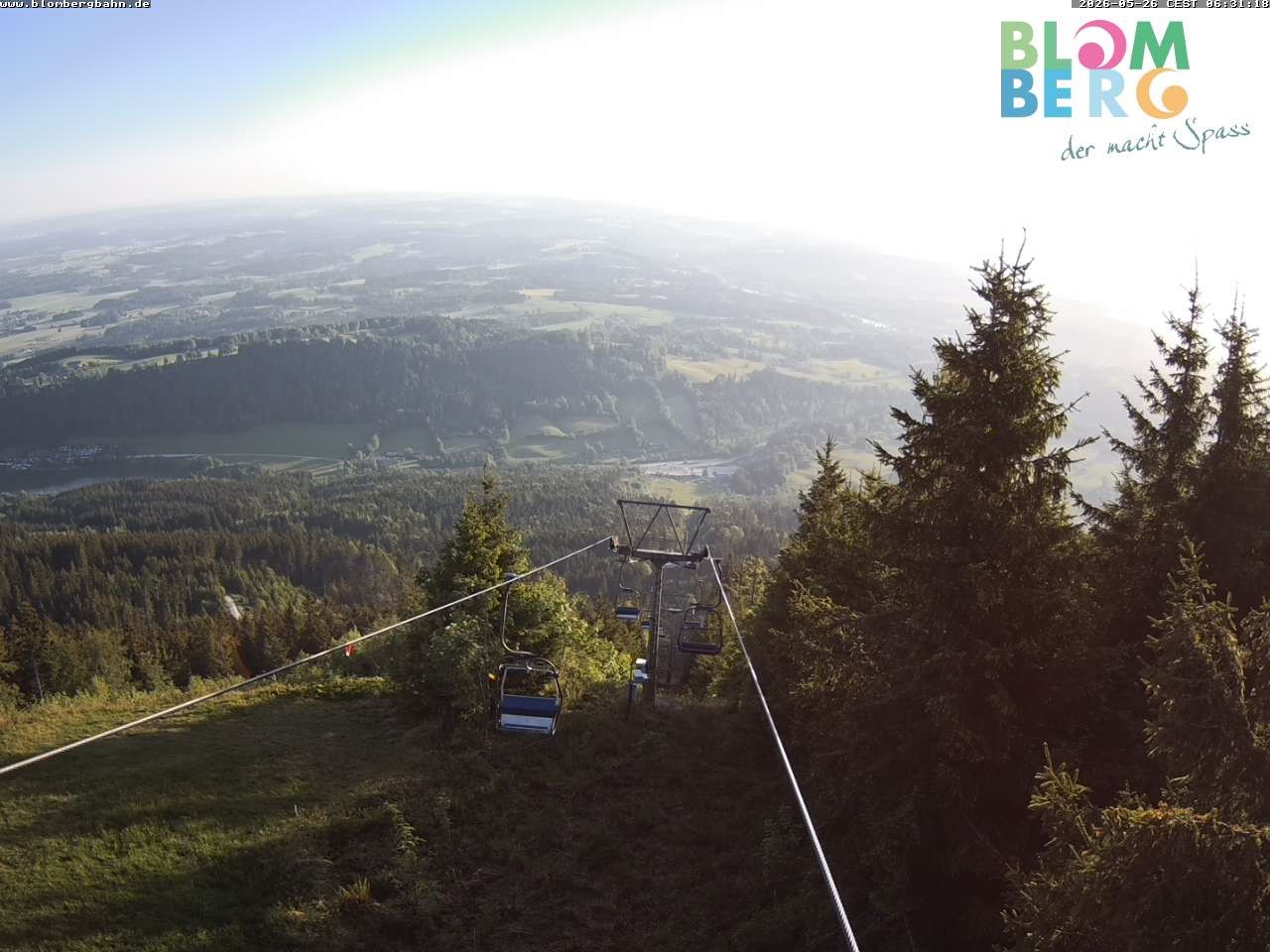 Archived image Webcam Blomberglift (Bavaria)