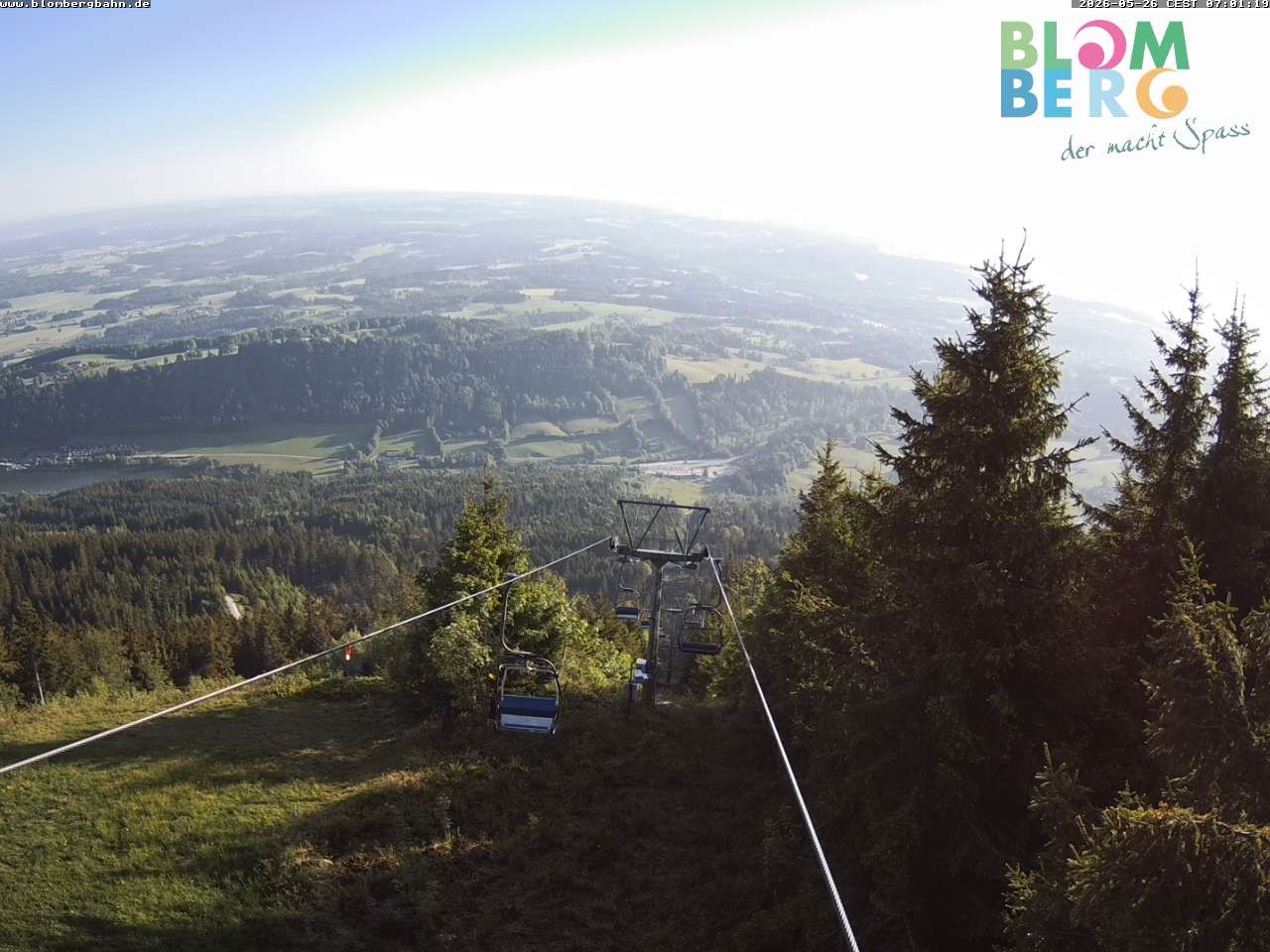 Archived image Webcam Blomberglift (Bavaria)