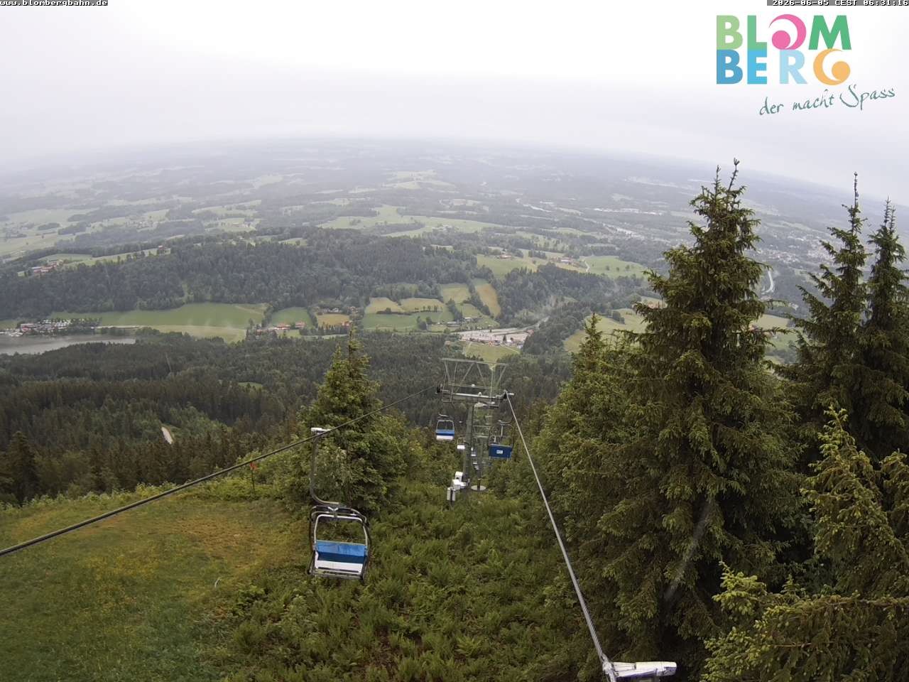 Archived image Webcam Blomberglift (Bavaria)