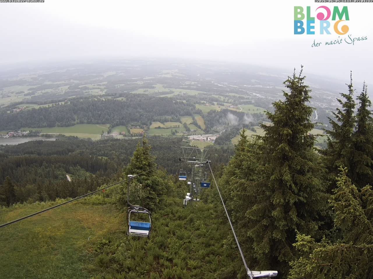 Archived image Webcam Blomberglift (Bavaria)