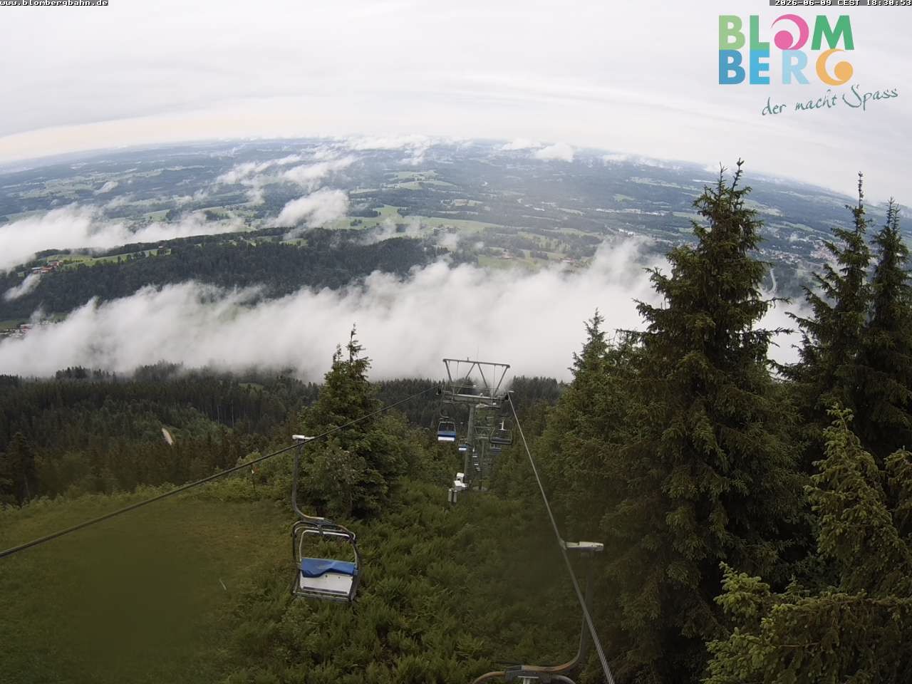 Archiv Foto Webcam Blomberglift (Bayern)