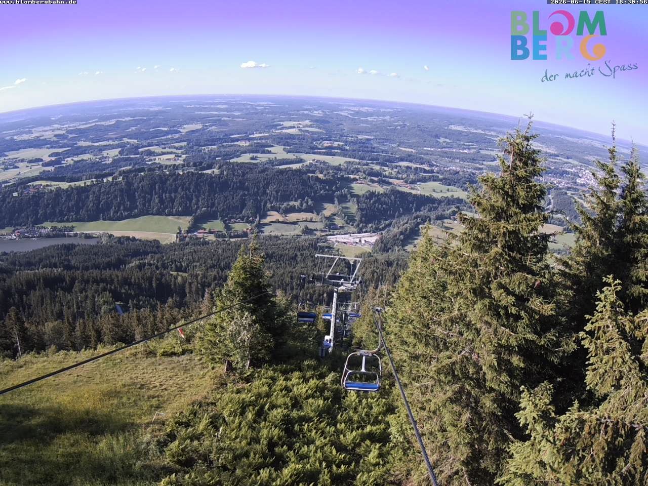 Archiv Foto Webcam Blomberglift (Bayern)