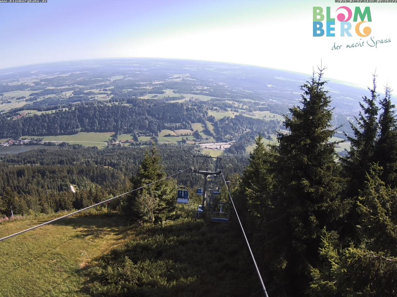 Archived image Webcam Blomberglift (Bavaria)