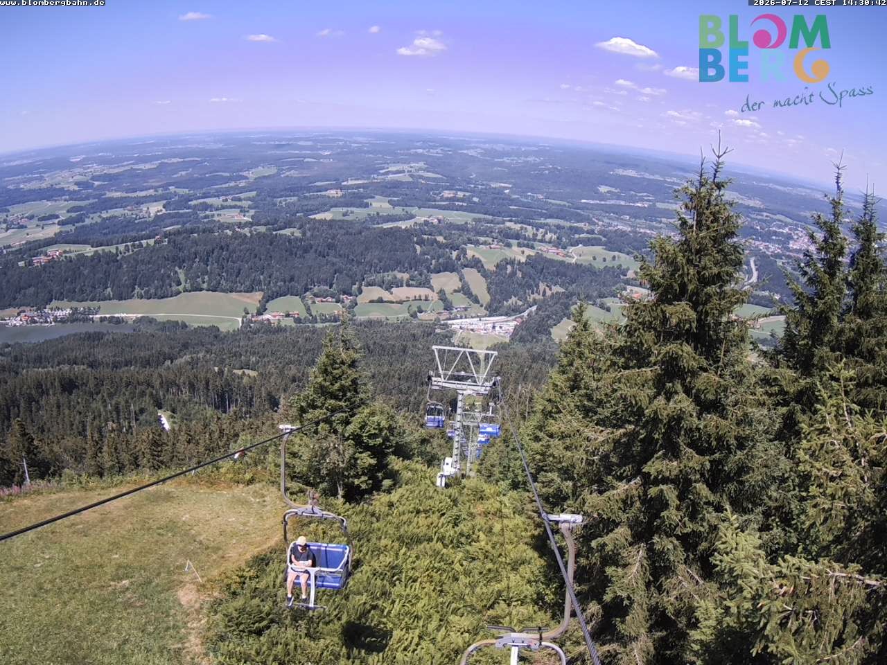 Archived image Webcam Blomberglift (Bavaria)