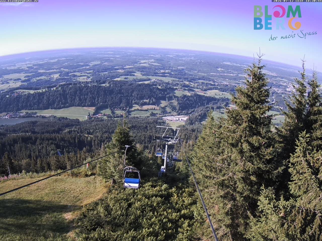 Archived image Webcam Blomberglift (Bavaria)