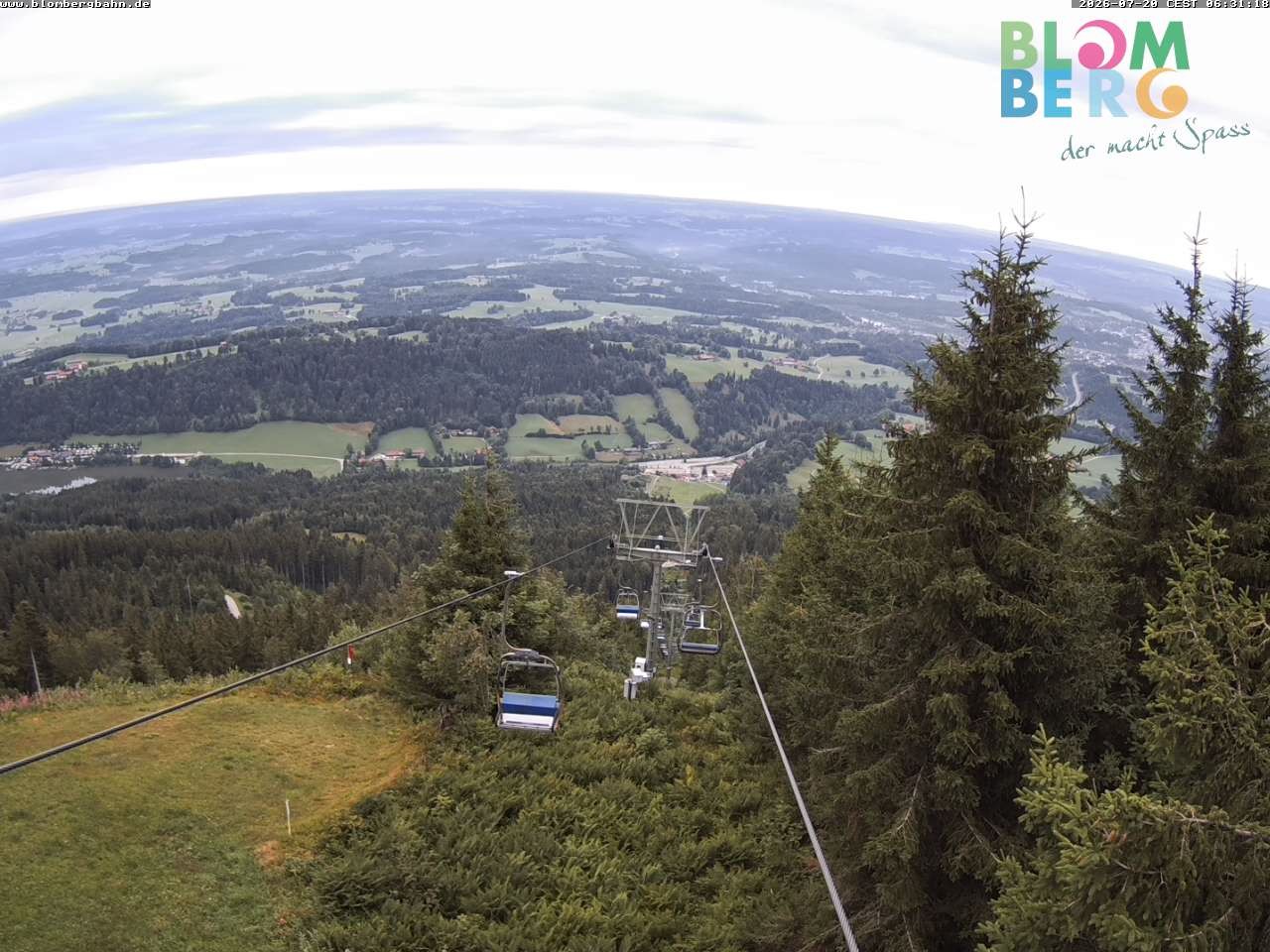 Archived image Webcam Blomberglift (Bavaria)