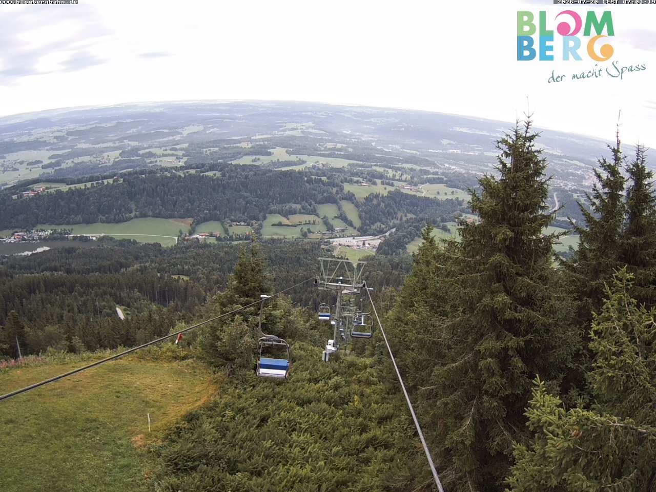 Archived image Webcam Blomberglift (Bavaria)