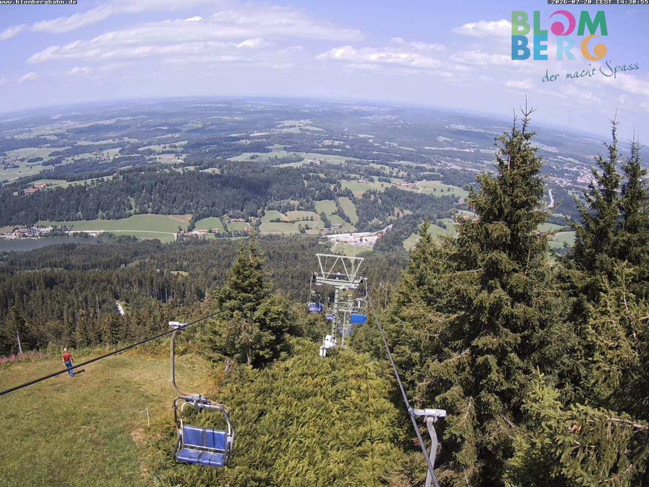 Archived image Webcam Blomberglift (Bavaria)