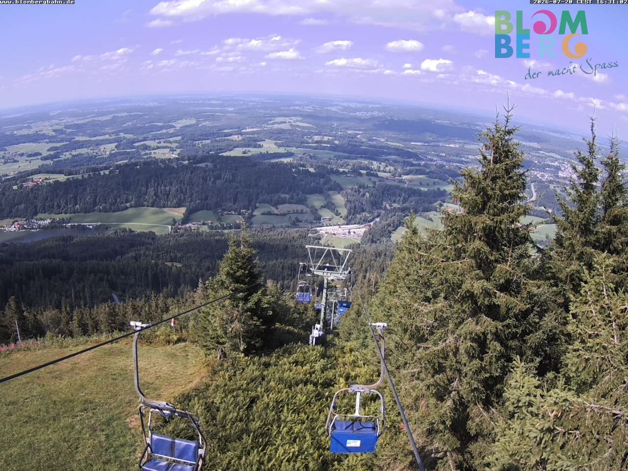 Archived image Webcam Blomberglift (Bavaria)